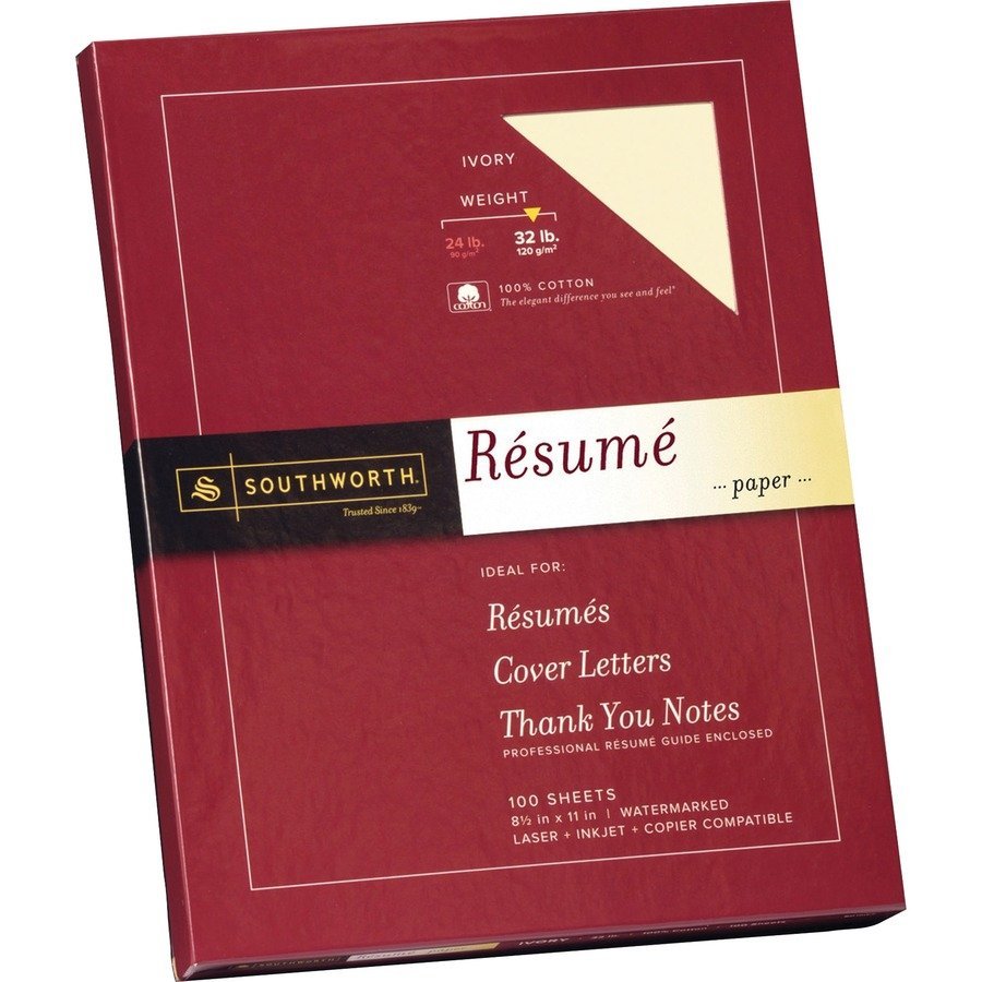 Southworth 100% Cotton Resume Paper