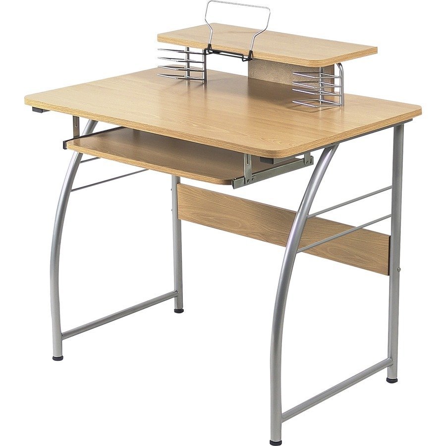 Lorell Upper Shelf Laminate Computer Desk