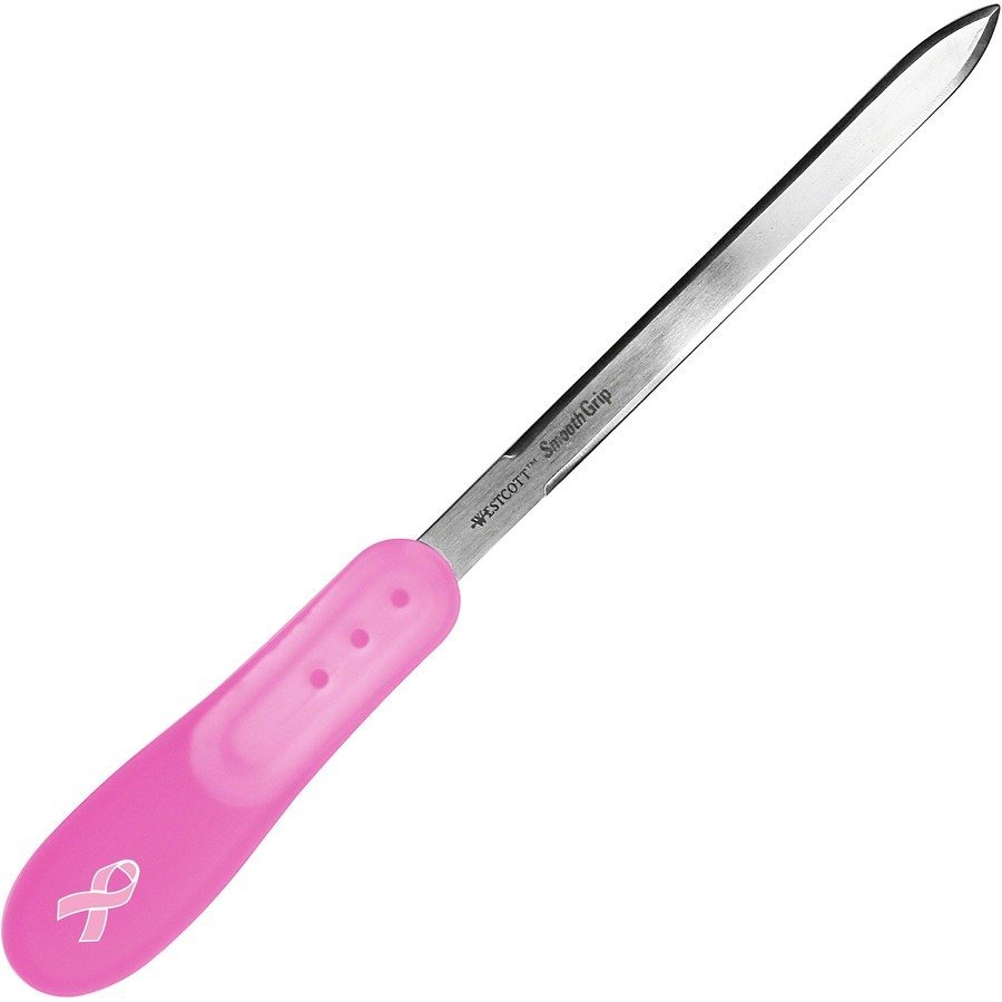 Westcott Pink Ribbon 9" Letter Opener