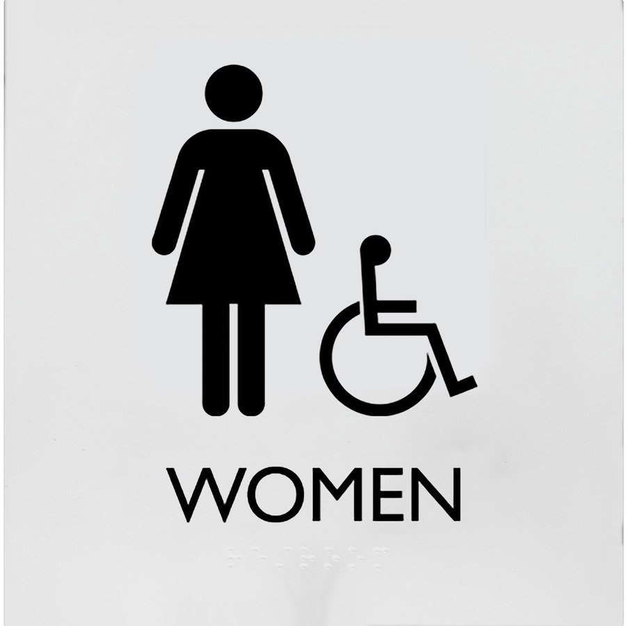 Lorell Restroom Sign